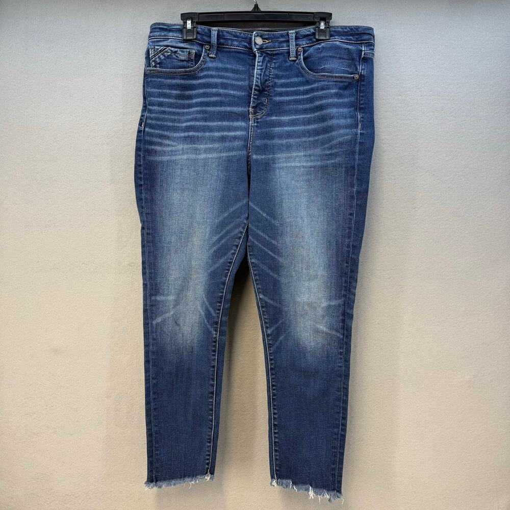 Buckle Black Jeans Women's 34 (18) Blue High Rise Ankle Skinny Preppy No. 53